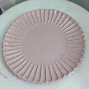 H&M Pink Stoneware Dinner Plate *